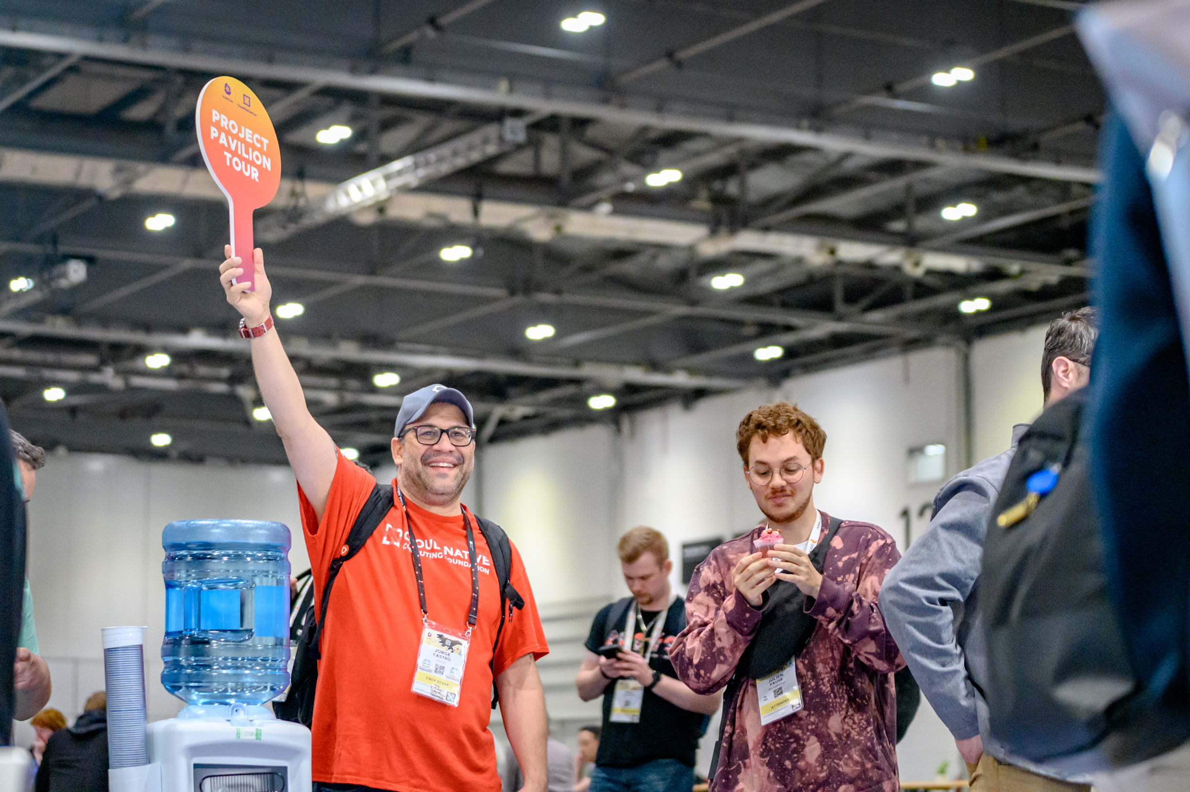 KubeCon + CloudNativeCon EU 2025 Project Pavilion Tour —— 來源：CNCF Flickr