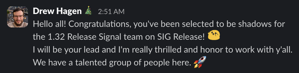 v1.32 Release Signal Lead 的歡迎訊息