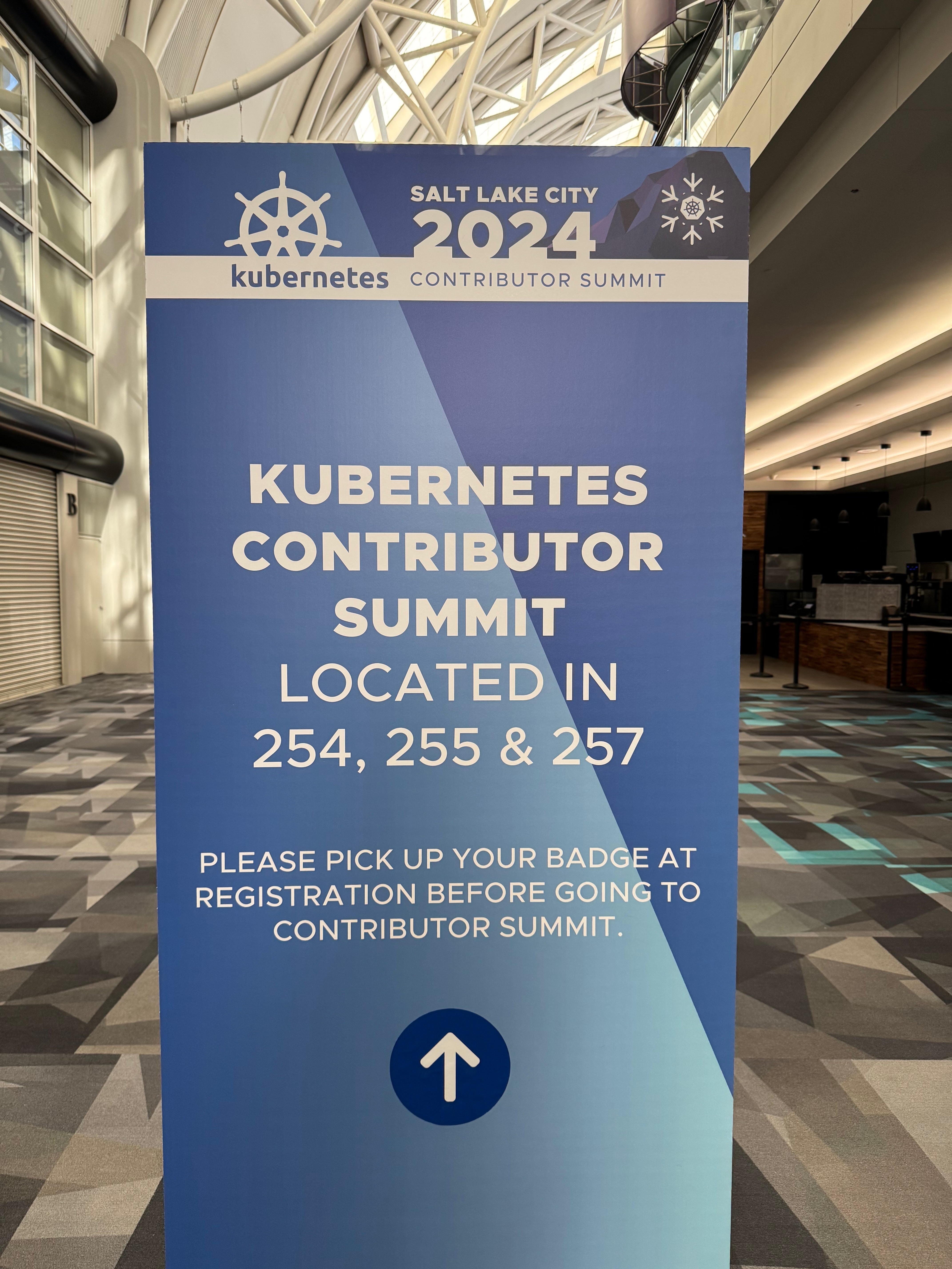 Kubernetes Contributor Summit 導引指示牌